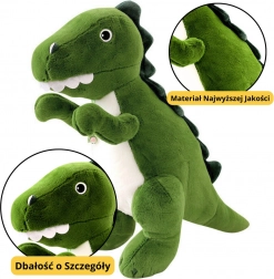 Peluche dinosaure vert 27 cm