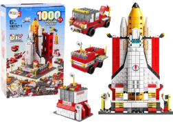 Blocs de construction Fusée spatiale 6-en-1 Véhicules spatiaux 1000 pièces