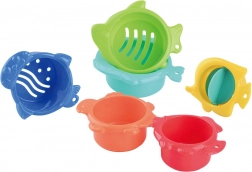 PLAYGO gobelets de bain avec moulin à eau, lot de 6