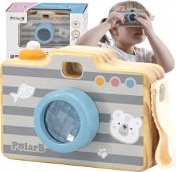Appareil photo en bois avec kaléidoscope pour enfants VIGA POLARB