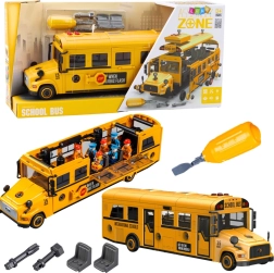 Autobus scolaire à visser – kit de construction pour petits bricoleurs, 48 pièces