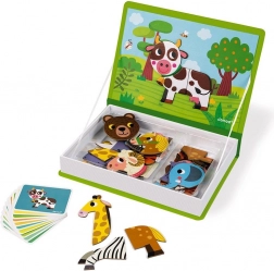 Janod Magnetibook animaux – livre magnétique pour enfants