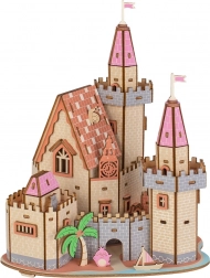 Puzzle 3D en bois – château sur la plage WOODCRAFT