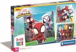 Puzzle CLEMENTONI Spidey et ses amis extraordinaires 3×48 pièces