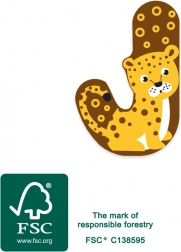 Lettre en bois J Small Foot