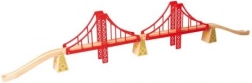 Pont ferroviaire en bois double Bigjigs Rail