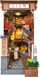 Cale-livre puzzle 3D Sakura Lane avec vin