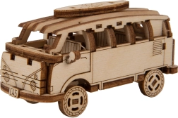 Puzzle 3D en bois WOODEN CITY Superfast minibus rétro