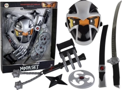 Set Ninja Warrior Épée Masque Shuriken Disques Griffes Cluster