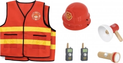VIGA Ensemble de pompier pour enfants avec costume et accessoires