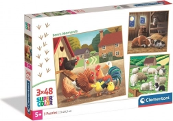 Puzzle Moments à la Ferme 3x48 pièces