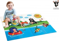 Tapis en mousse pliable avec motif de la Petite Taupe