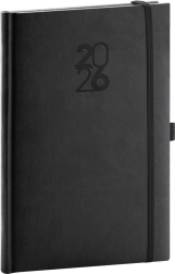 Agenda hebdomadaire Notique Aprint Top 2026 noir