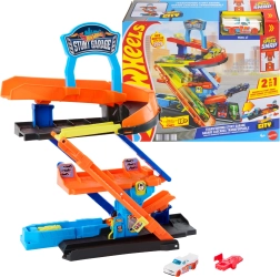 Garage de cascade Hot Wheels City transformable avec voiture