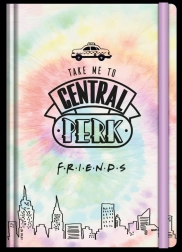 Carnet ligné A5 AMIS tie-dye, reliure rigide