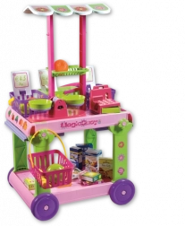 Androni marché mobile avec 30 accessoires, hauteur 85 cm