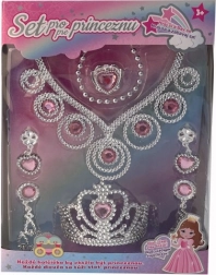 Coffret princesse : couronne, boucles d’oreilles et collier