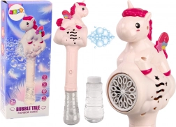 Machine à bulles de savon Baguette Licorne Rose
