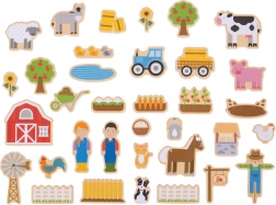 Bigjigs Toys aimants en bois Ferme