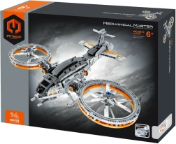 Kit de construction iM.MASTER, hélicoptère futuriste à entraînement mécanique, 850 pièces