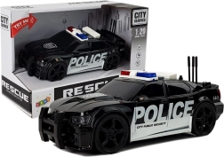 Voiture de police à friction avec lumières et sons 1:20