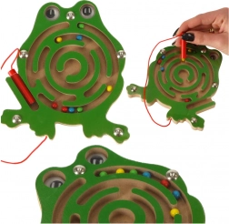 Labyrinthe magnétique pour enfants – coccinelle – Grenouille