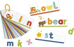 Tooky Toy alphabet Montessori – ensemble de cartes et de lettres pour l’apprentissage des mots, 57 pièces