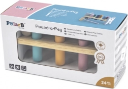 VIGA PolarB Banc en bois avec marteau – Jouet Montessori