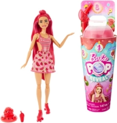 Barbie Pop Reveal – boisson fruitée, rouge