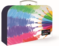 Mallette en laminé crayons A4, 34 cm