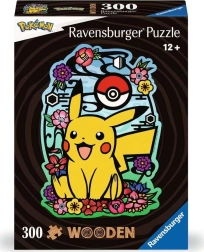 Puzzle en bois contour POKÉMON Pikachu 300 pièces