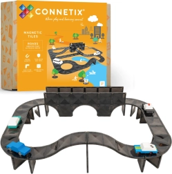 Connetix Roads Creative Pack routes magnétiques – set créatif 48 pcs