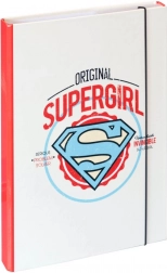 Chemise pour cahiers scolaires A4 SUPERGIRL