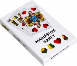 Karta Mariáš dans une boîte en carton