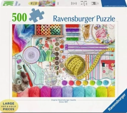 Puzzle Ravensburger Coin couture XXL 500 pièces