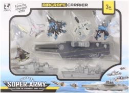 Porte-avions avec accessoires pour enfants