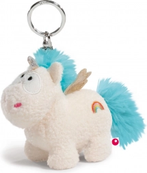 Porte-clés en peluche licorne Wingfried avec ailes 10 cm