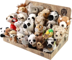 Présentoir de peluches d’animaux exotiques éco‑responsables RAPPA