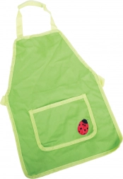 Tablier de jardin pour enfants vert avec coccinelle BIGJIGS TOYS