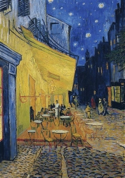 Puzzle Art Collection – terrasse de café la nuit 1000 pièces