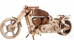 Puzzle 3D en bois moto UGEARS – modèle mécanique sans colle