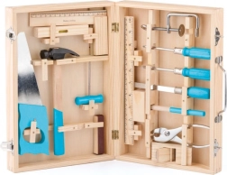 Petit bricoleur – coffret d’outils en bois dans une mallette
