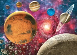 CHERRY PAZZI puzzle espace au-dessus de l’horizon lunaire – 1000 pièces