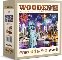 Puzzle en bois WOODEN CITY New York de nuit 1010 pièces