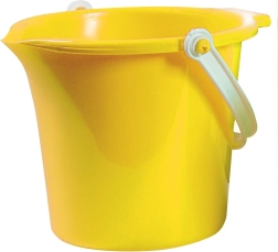 Seau Androni avec bec verseur – diamètre 18 cm – jaune