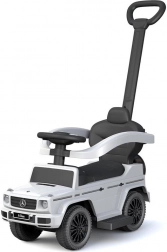 Draisienne pour enfants avec tige de guidage MERCEDES-BENZ G-Class Baby Mix blanche