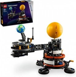 Lego Technic planète Terre et Lune en orbite