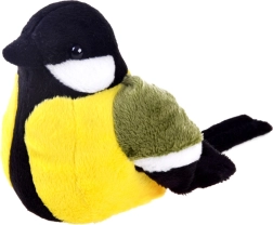 Peluche mésange charbonnière 13 cm