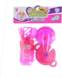 Set de vaisselle pour enfants en sachet – jouet de cuisine en plastique