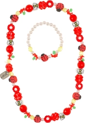 Souza! set de collier et bracelet avec coccinelles